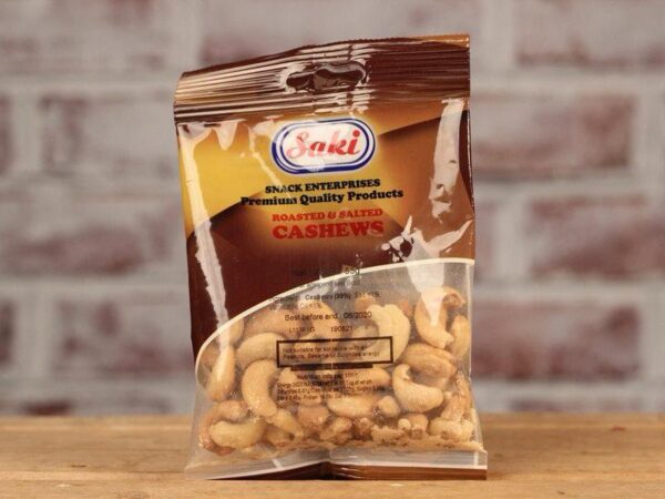 Roasted Salted Cashews 60gm
